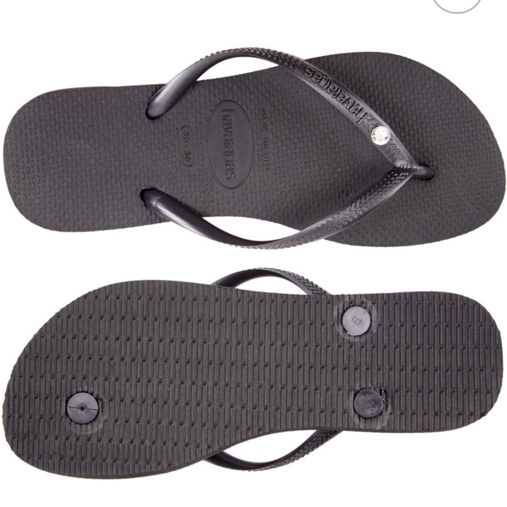 Havaianas Women's Slim Crystal Swarovski Flip Flop